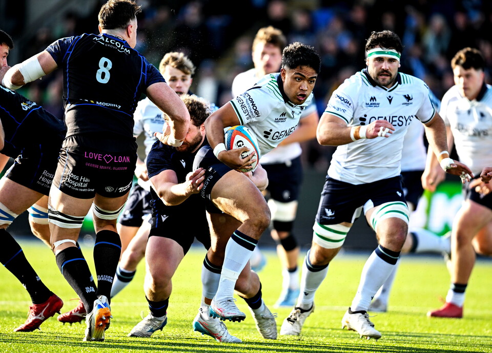 Josh Ioane in quarter-final action for Connacht