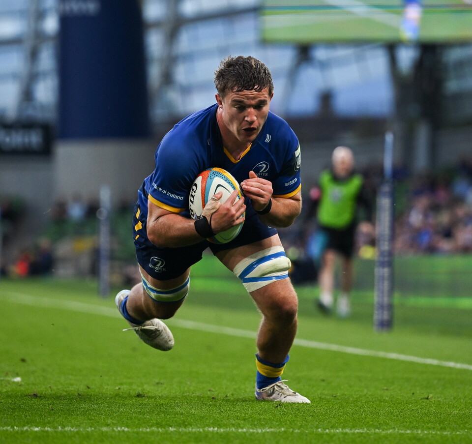 Scott Penny was one of Leinster's try scorers against the Lions
