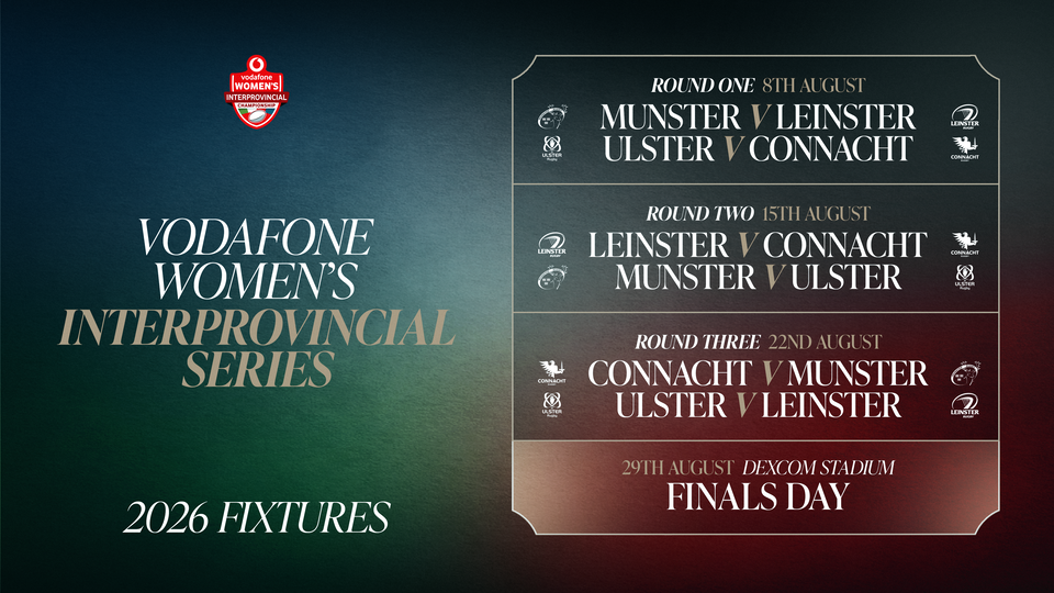 Womens Interprovincial Fixtures 2026