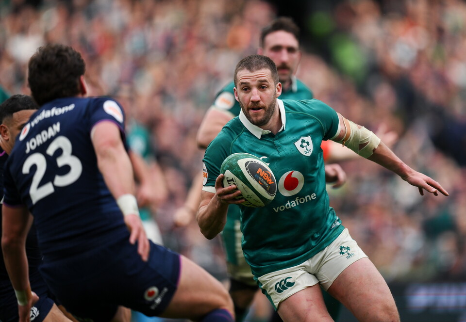 Stuart McCloskey in action for Ireland