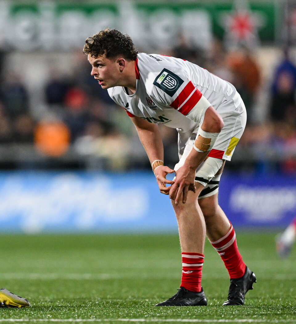 Lorcan McLoughlin in action for Ulster