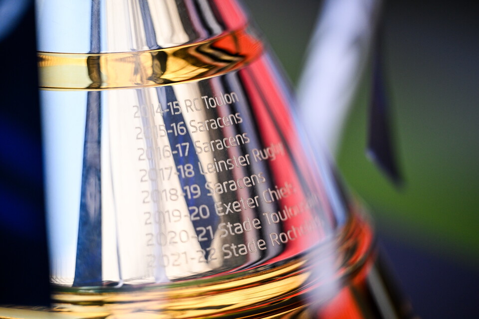 The Champions Cup trophy
