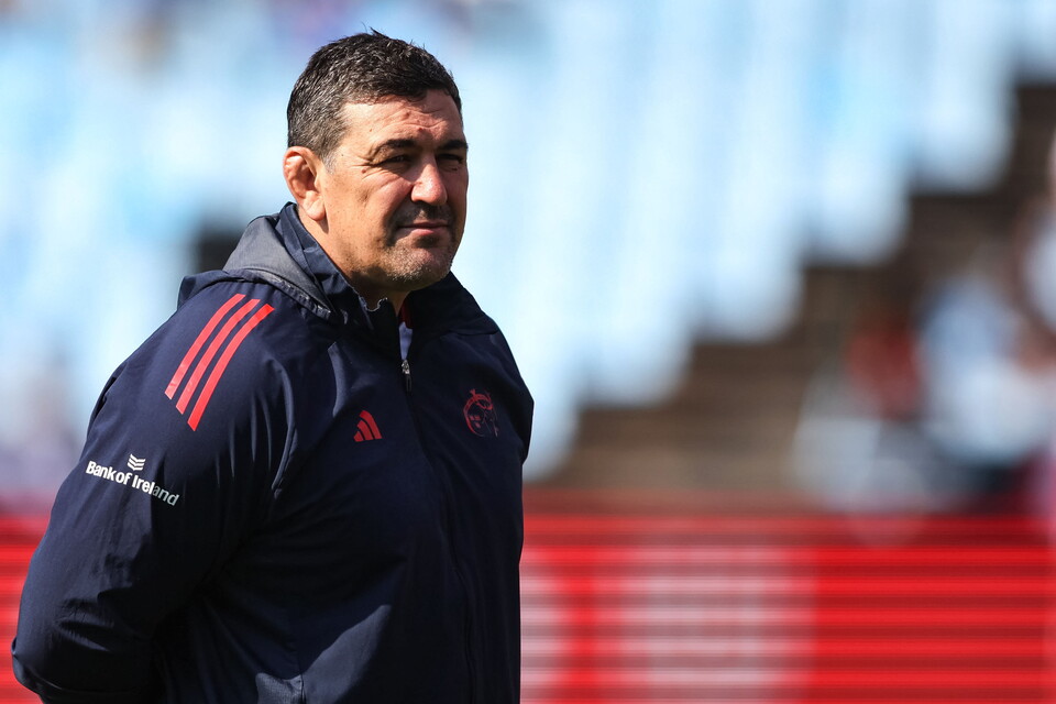 Munster head coach Clayton McMillan