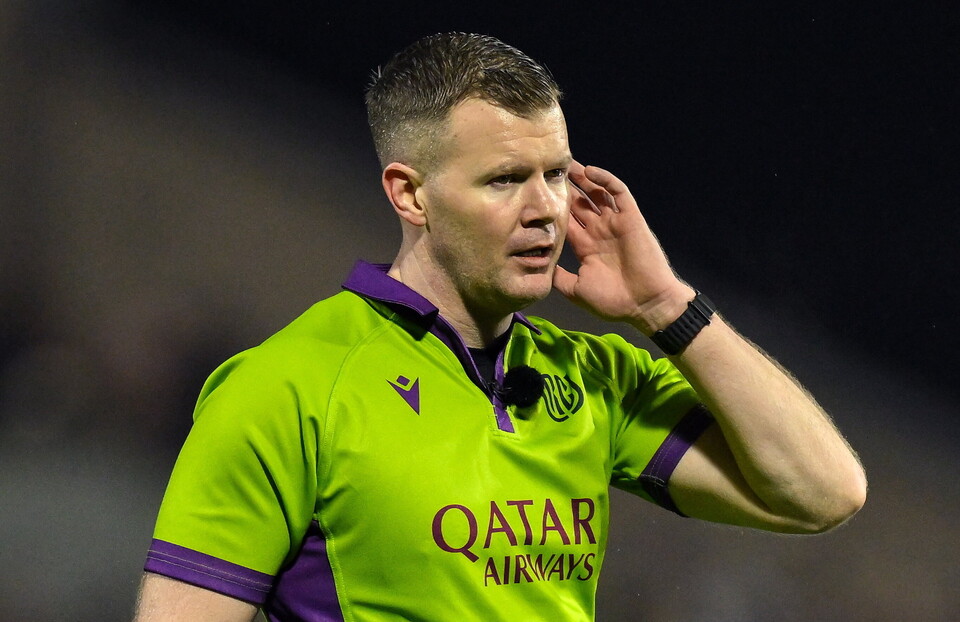 IRFU High Performance referee Eoghan Cross