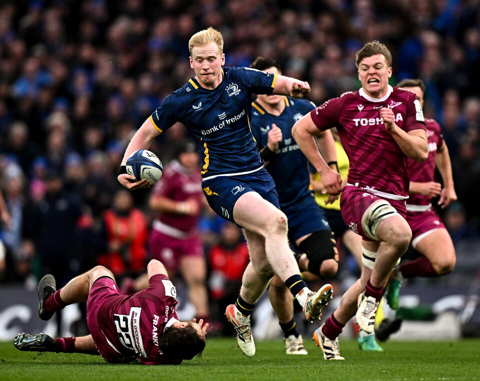 Jamie Osborne in action against Sale Sharks