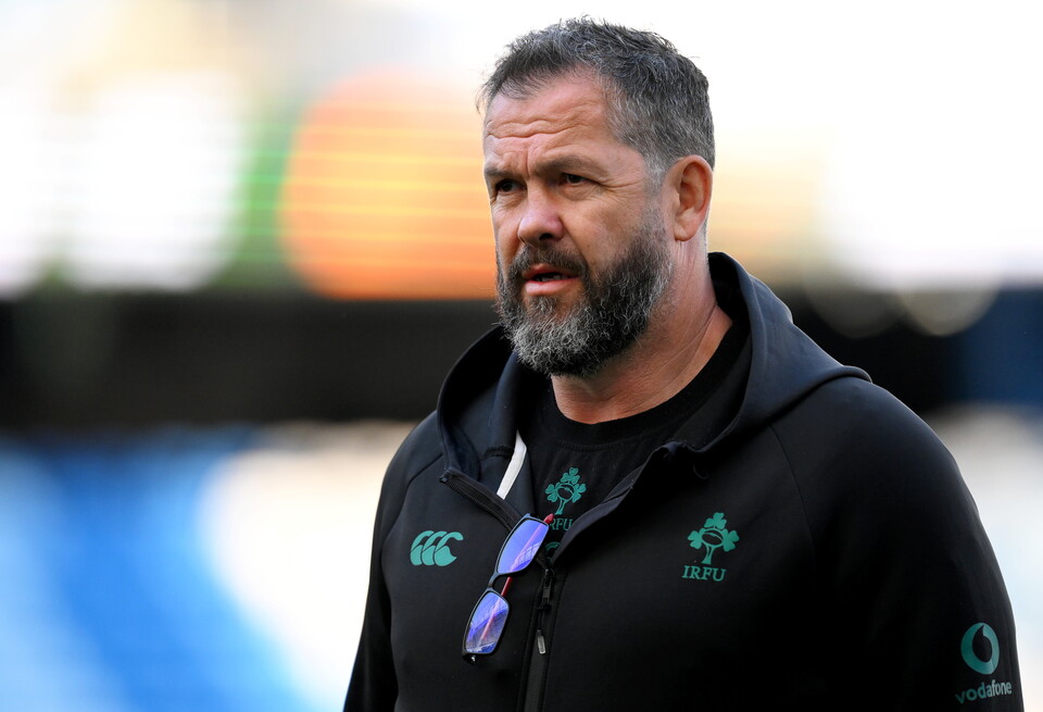 Ireland head coach Andy Farrell