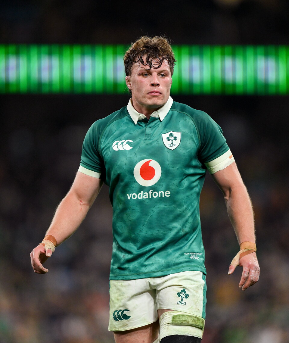 Ireland back rower Cian Prendergast
