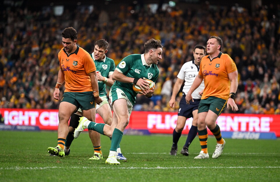 There was no stopping Hugo Keenan just after half-time