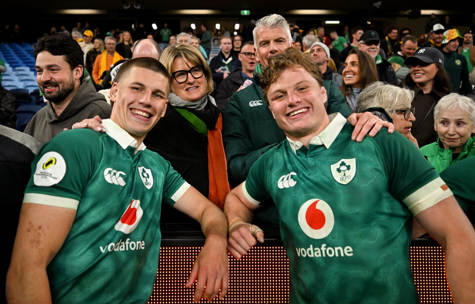 Sam and Cian Prendergast with their parents