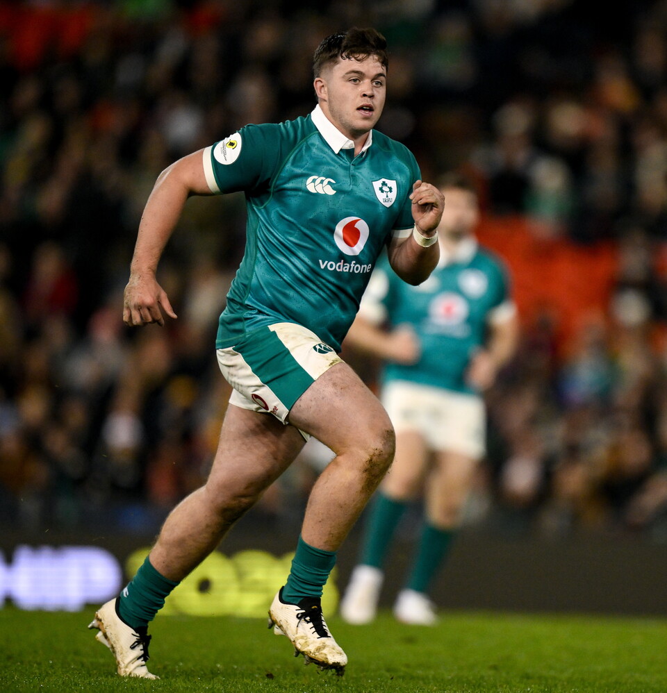 Ireland debutant prop Billy Bohan
