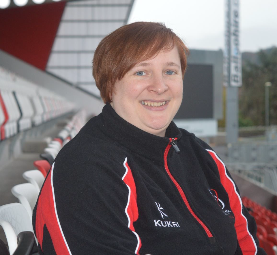 Kerry Spence Ulster Rugby Spirit of Rugby Officer