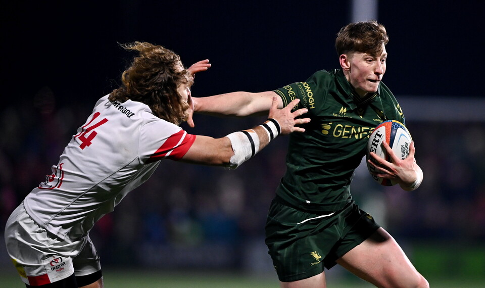 Connacht's Daniel Ryan in action against Ulster