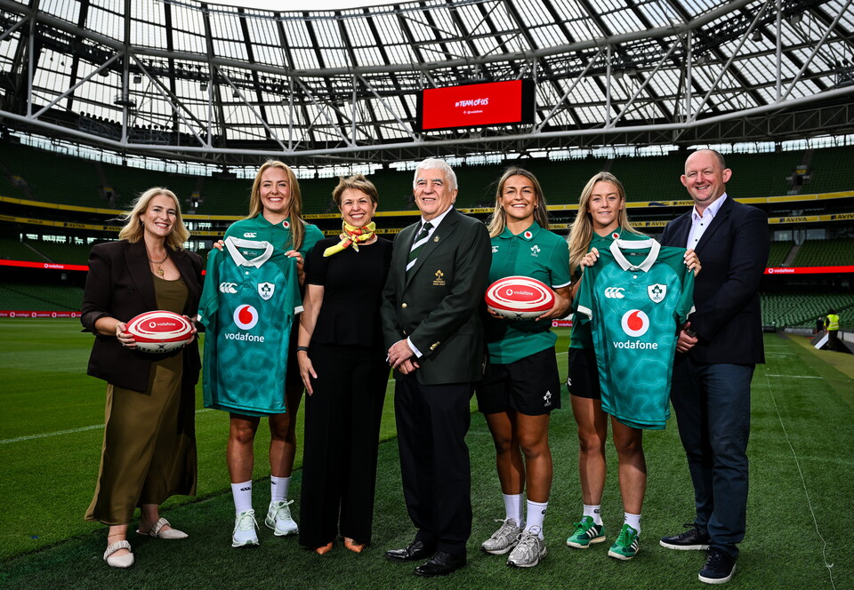 Vodafone Ireland Announced As Main Sponsor Of Ireland Women's Rugby Team
