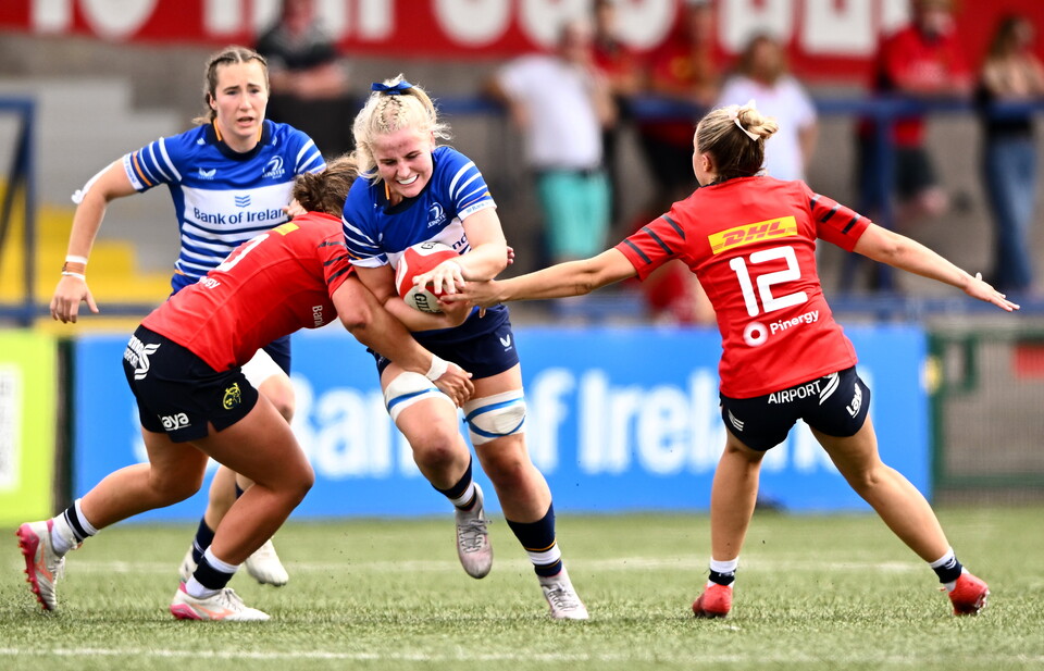 Teenager flanker Roisín Kinch made her Leinster debut in Cork