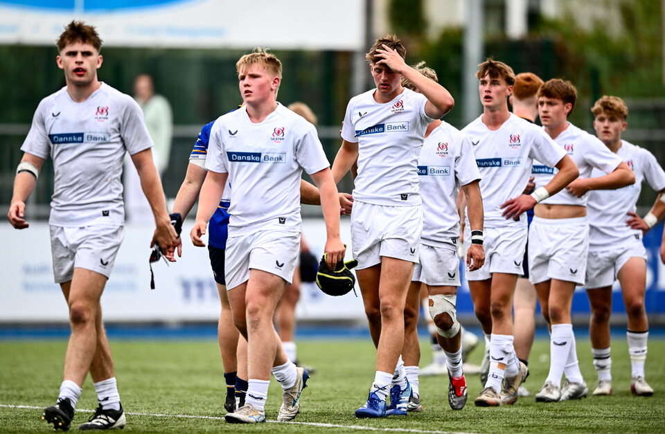 The Ulster Schools side following their draw with Leinster