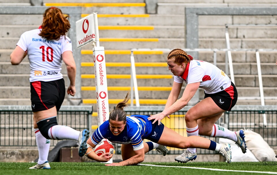 Robyn O'Connor bags Leinster's bonus point in Belfast