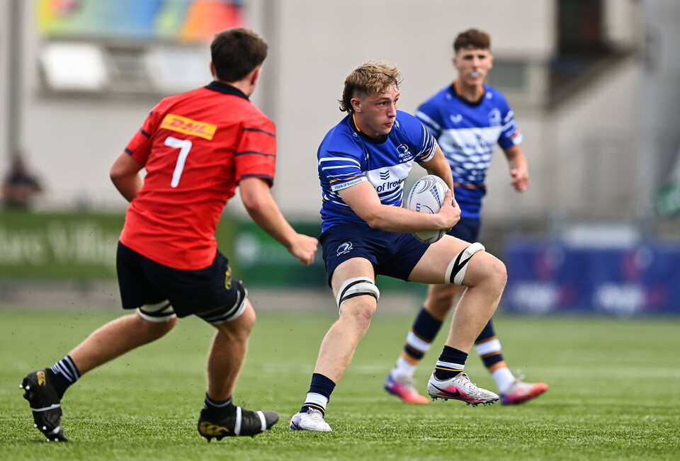 Brandon Nolan in action for the Leinster U-18 Clubs side