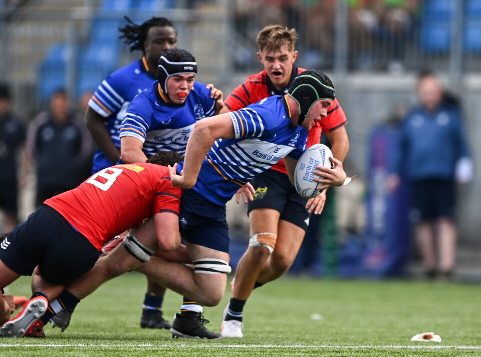 Leinster U-18 Clubs captain Aidan Tamming