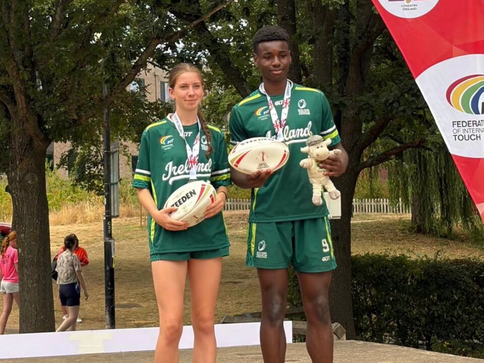 Ireland touch rugby