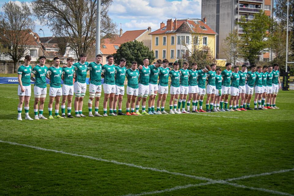 The Ireland U-18 Schools squad