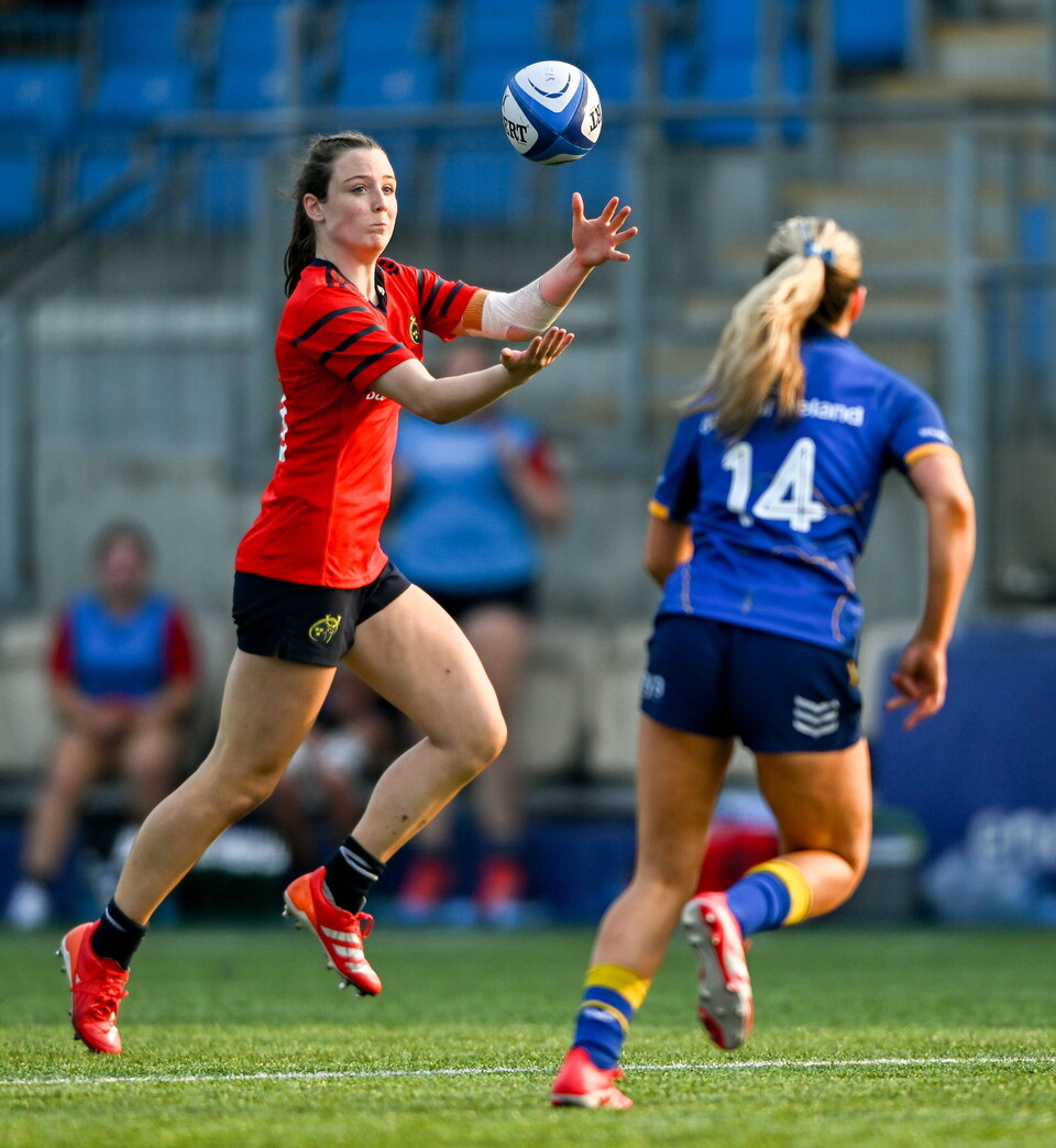 Lily Byrne in action for the Munster Under-18s last year