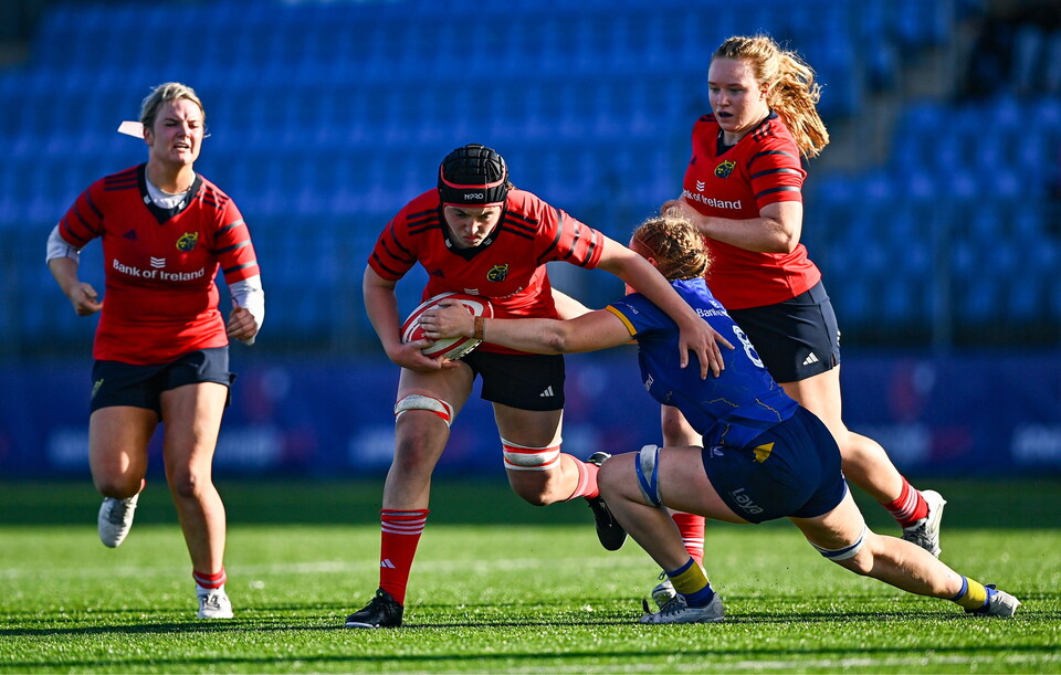 Sally Kelly in action for Munster