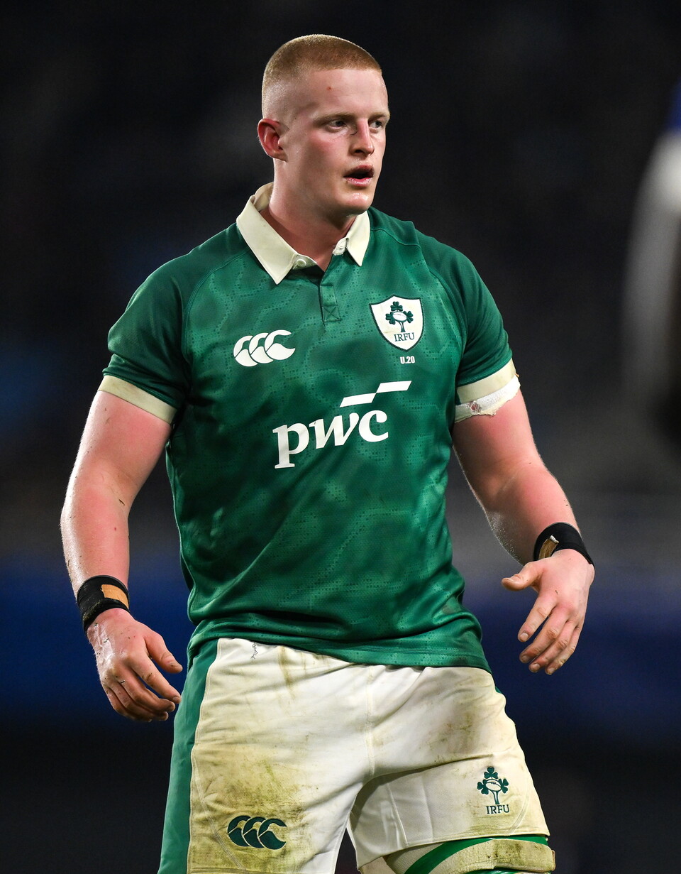 Ireland Under-20 lock Dylan McNeice