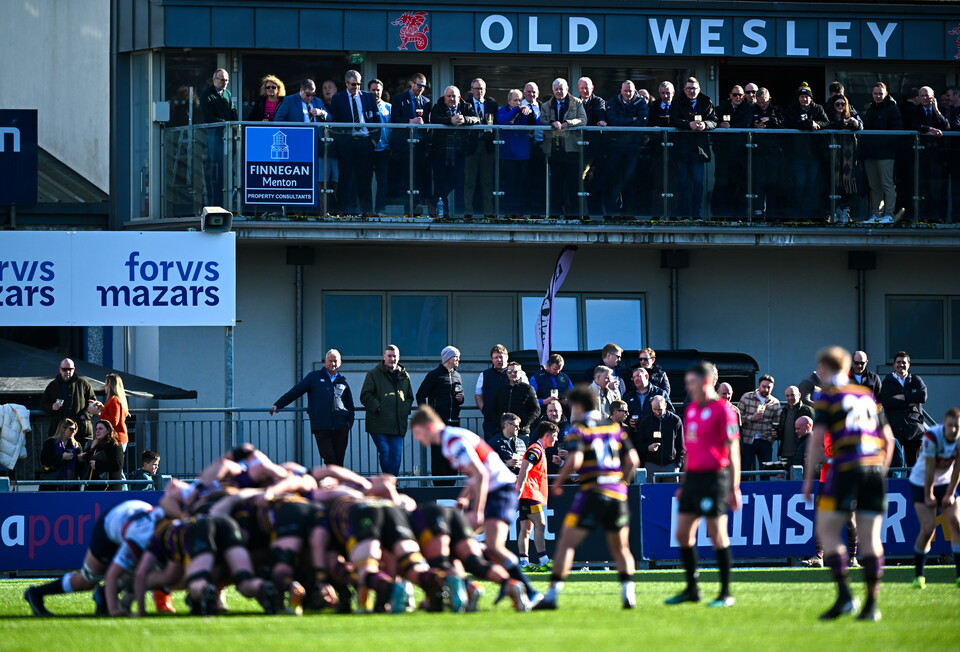 Wesley fans watch on