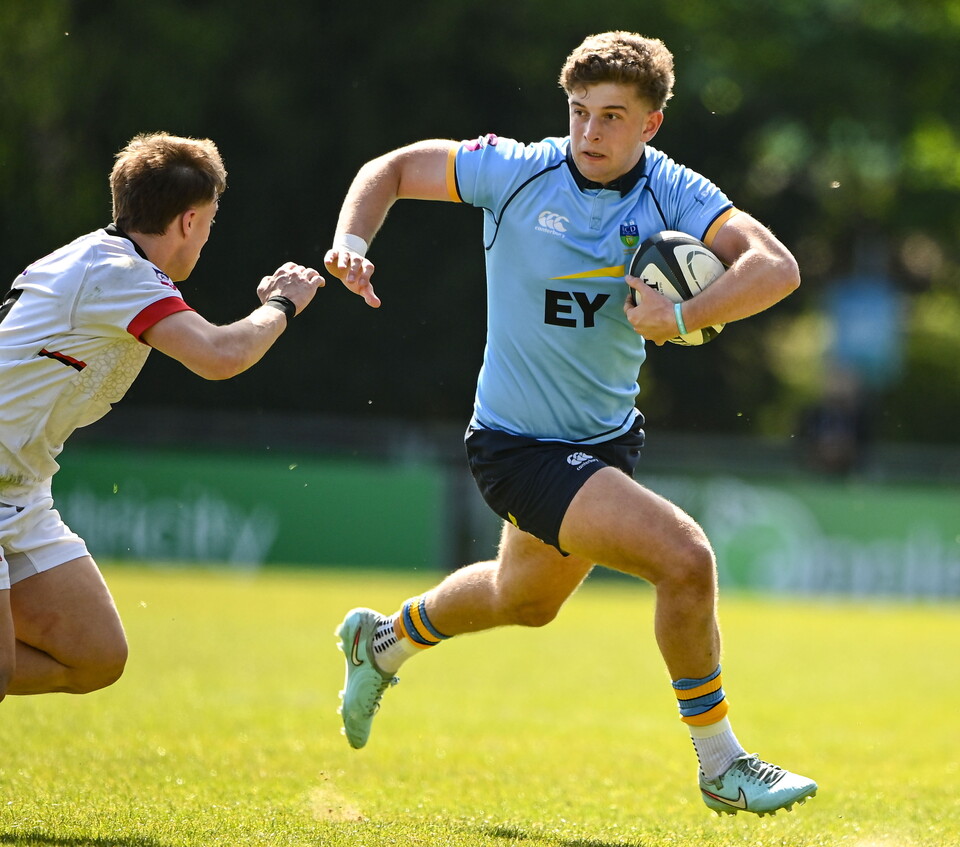 Charlie Molony on the attack for UCD