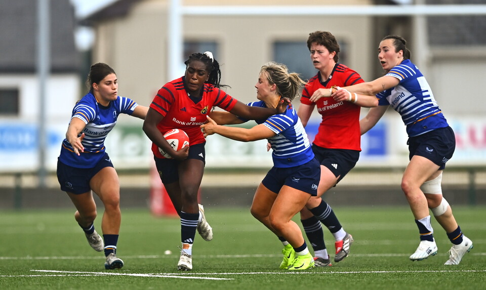 Chisom Ugwueru made a number of incisions for Munster