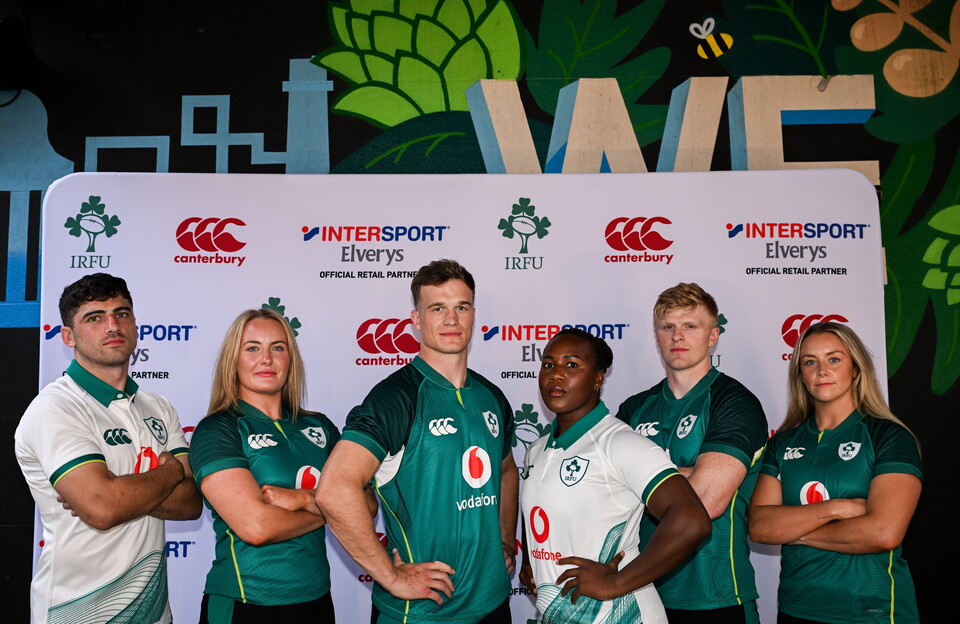 Jimmy O'Brien, Fiona Tuite-O'Sullivan, Josh van der Flier, Linda Djougang, Tommy O'Brien, and Stacey Flood