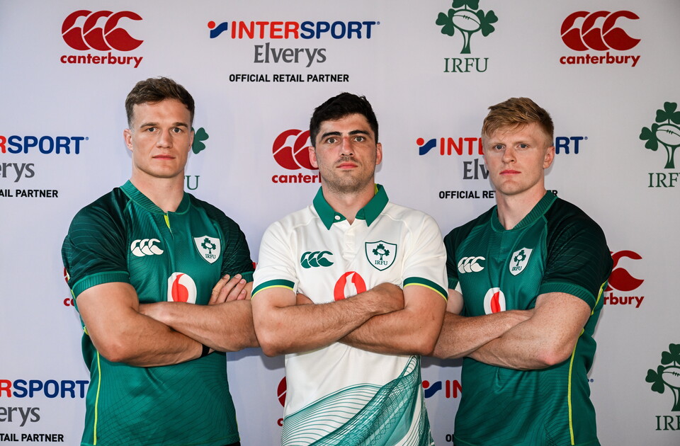 Josh van der Flier, Jimmy O'Brien, and Tommy O'Brien