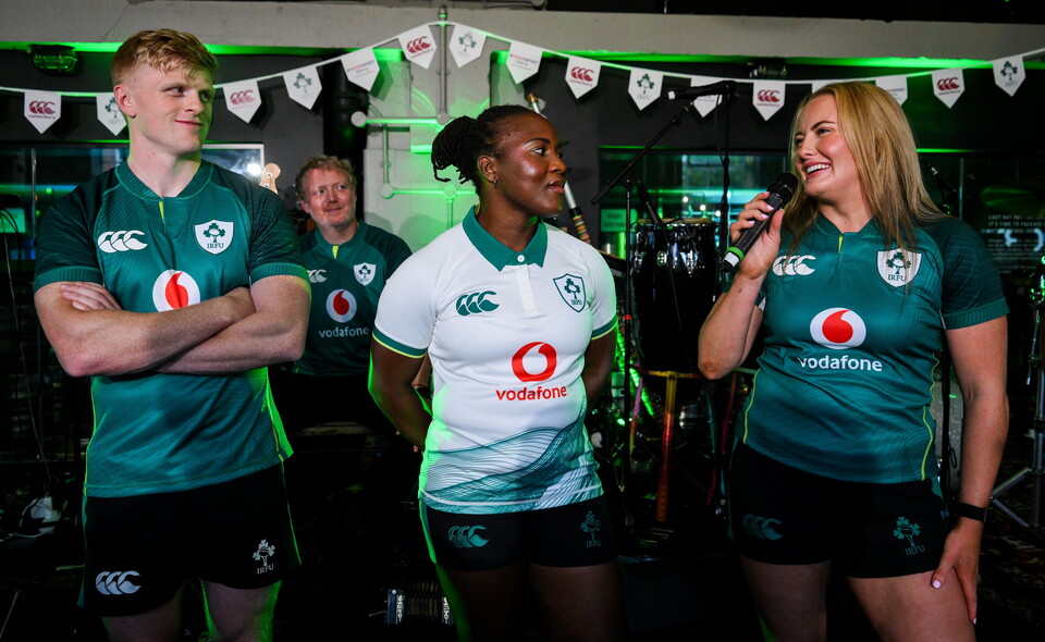 Fiona Tuite-O'Sullivan alongside Linda Djougang and Tommy O'Brien