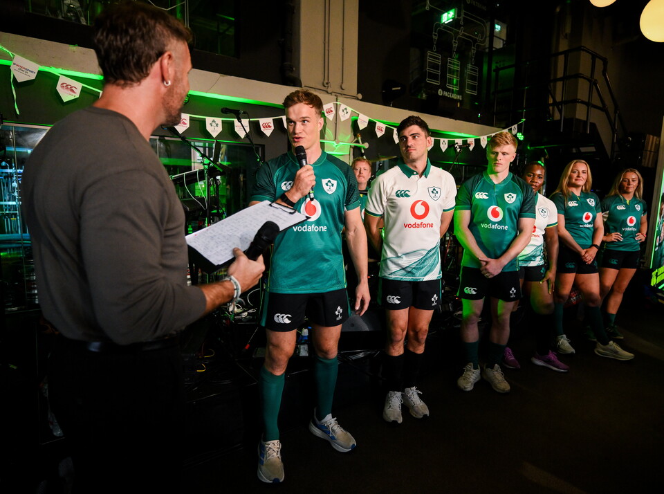 Barry Murphy hosted the Ireland kit launch in Dublin
