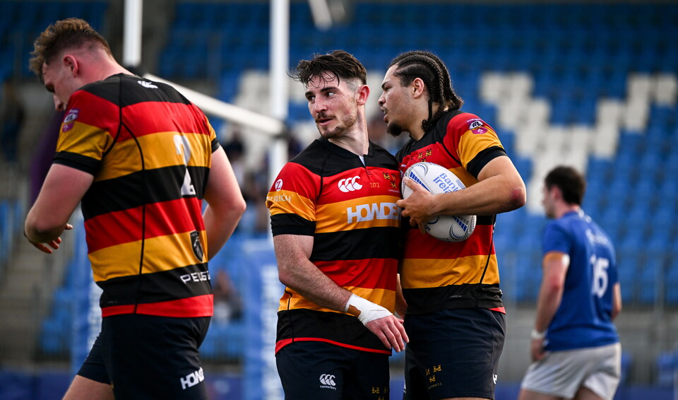 Lansdowne's Tom Roche and Cathal Eddy