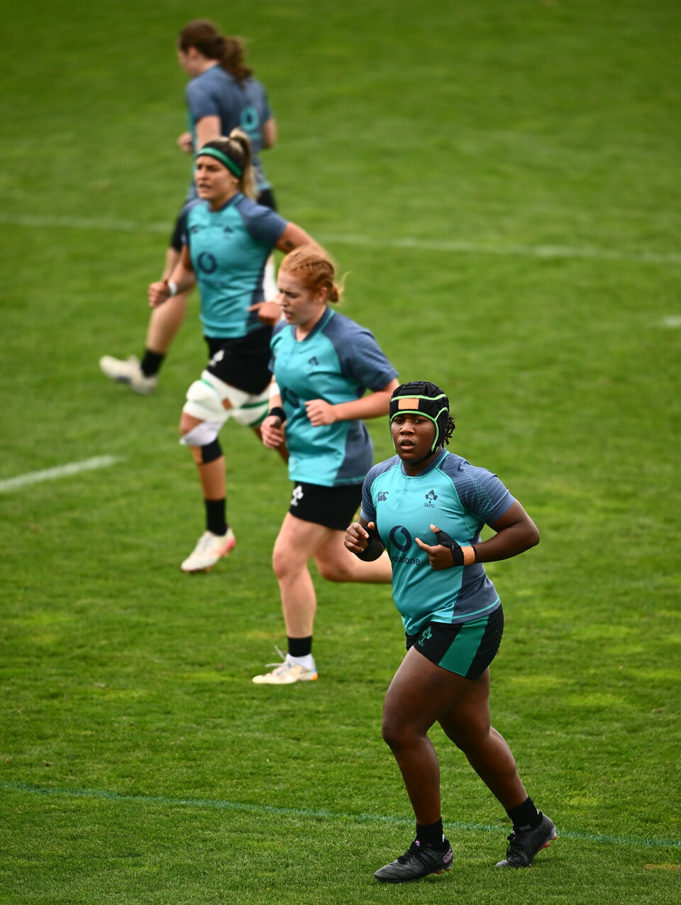 The Ireland Women's squad training in Dublin