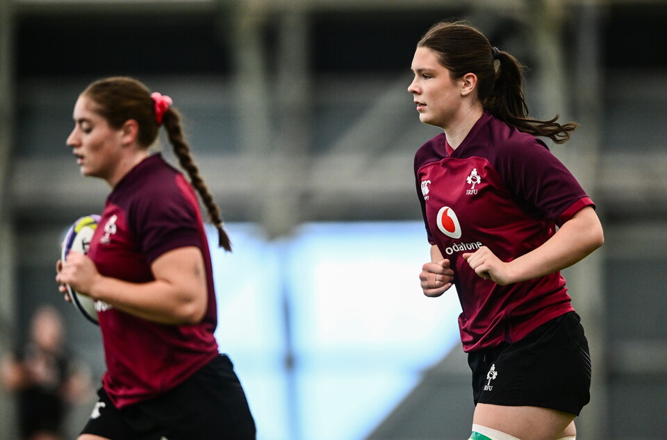 Olivia McKinley with Katie Whelan