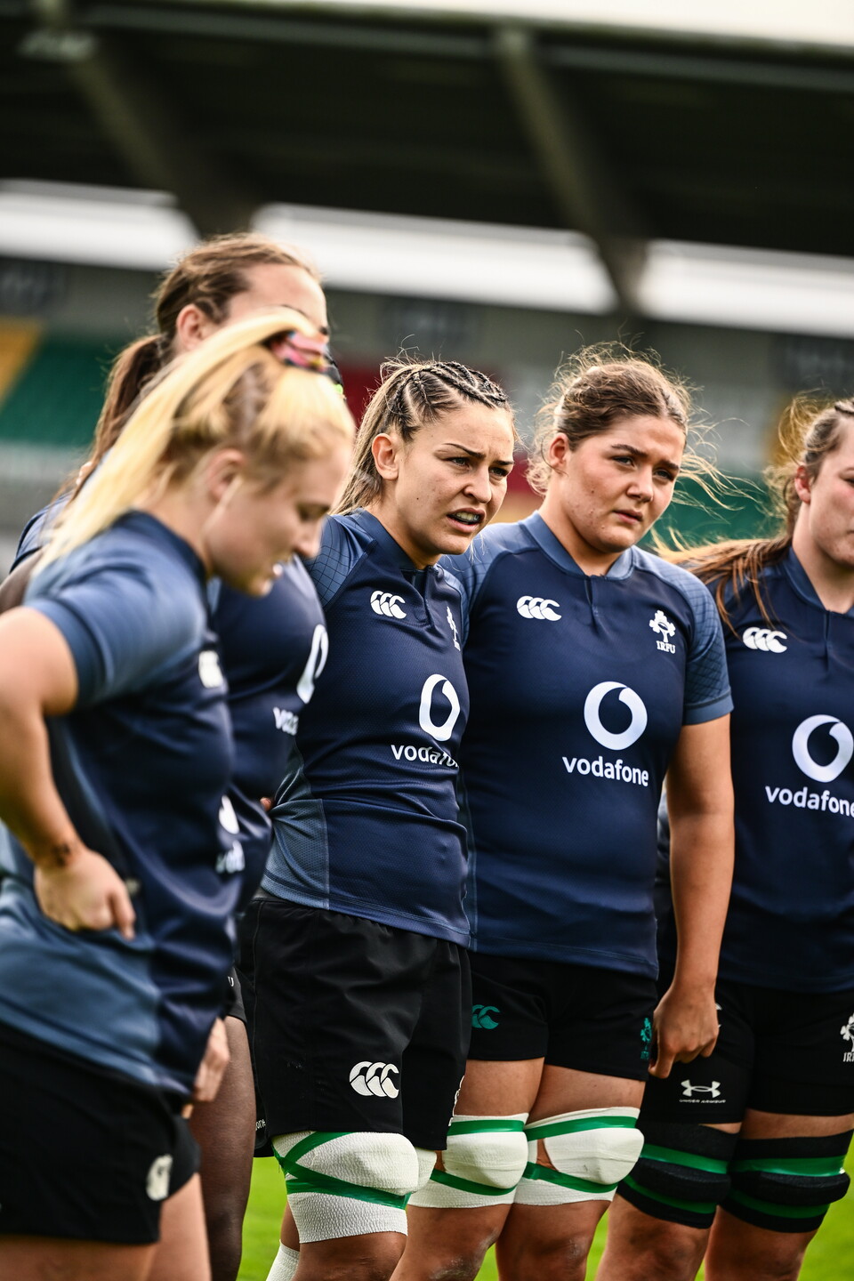 Ireland captain Erin King and her team-mates