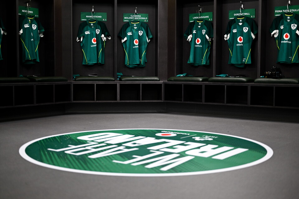 The dressing room at Tallaght Stadium