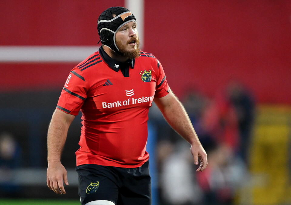 Munster's South African hooker Marnus van der Merwe