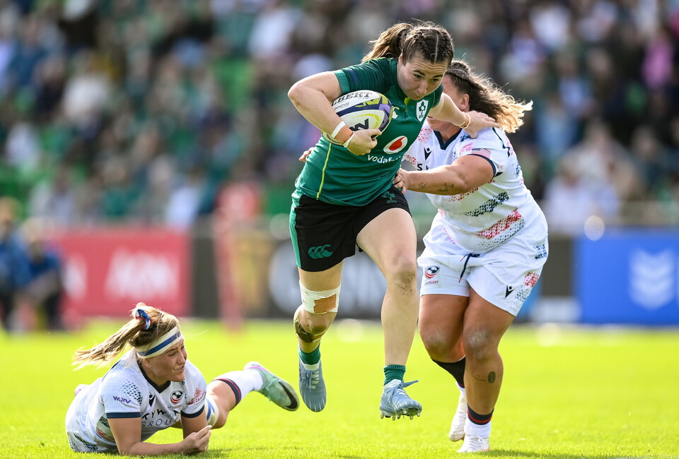 Eve Higgins tests out the USA defence