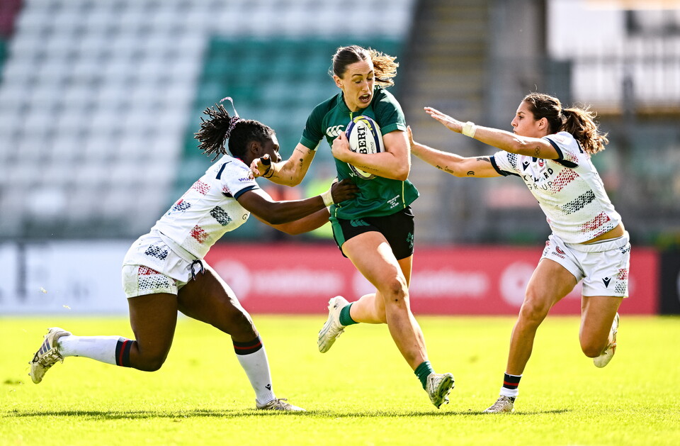 Anna McGann unlocks the USA defence