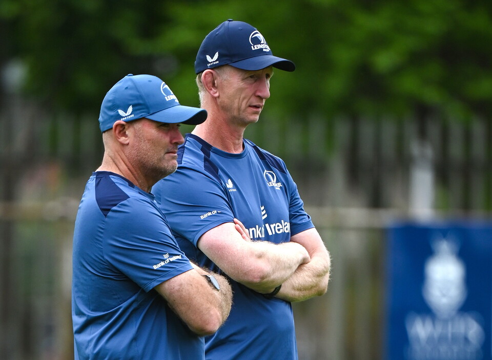 Leo Cullen with Jacques Nienaber