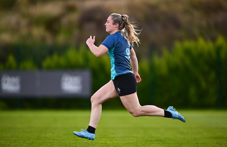 Alana McInerney during an Ireland training session