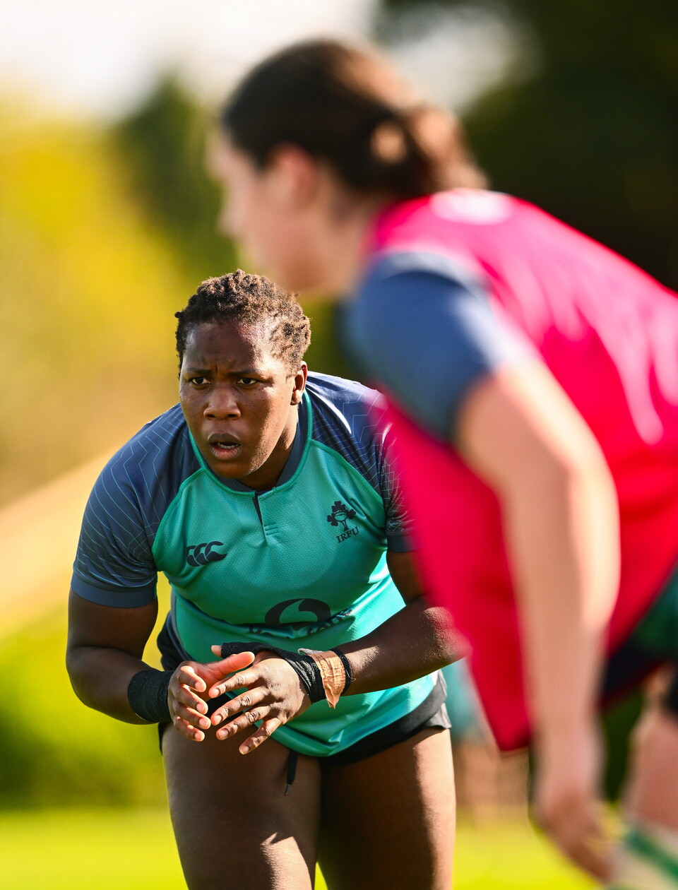 Leinster and Ireland prop Linda Djougang