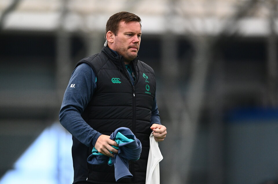 Ireland Women's scrum coach Denis Fogarty