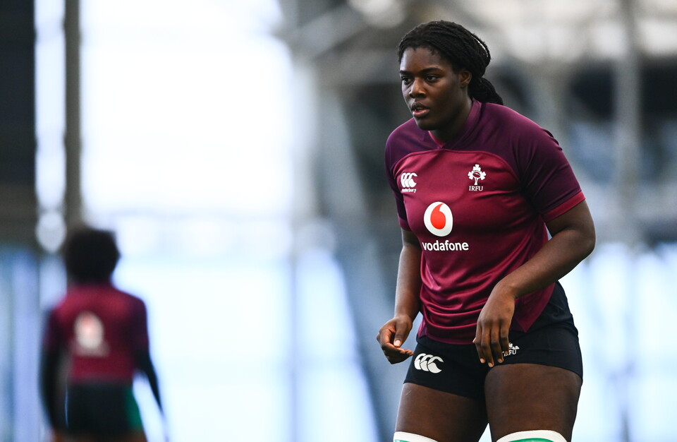 Ireland squad member Alma Atagamen