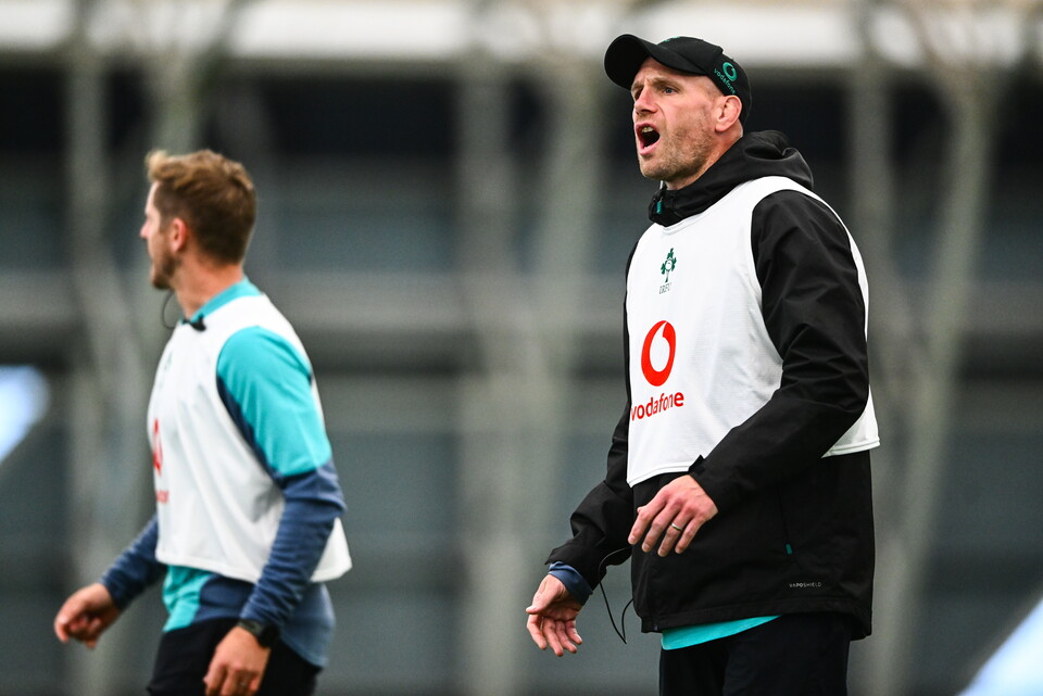 Ireland Women's defence coach James Scaysbrook