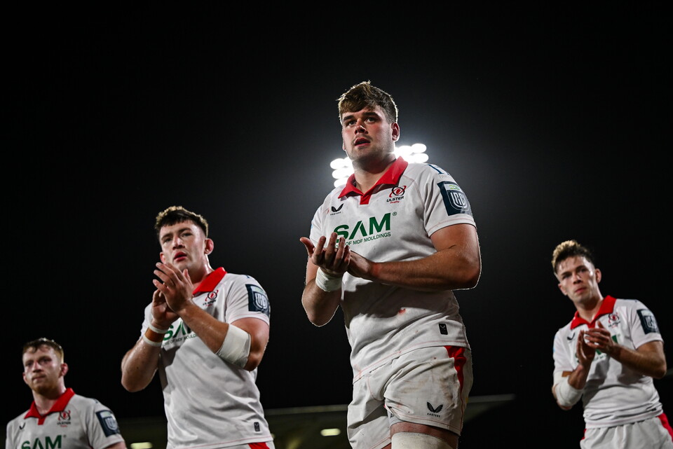 James McNabney and his Ulster team-mates