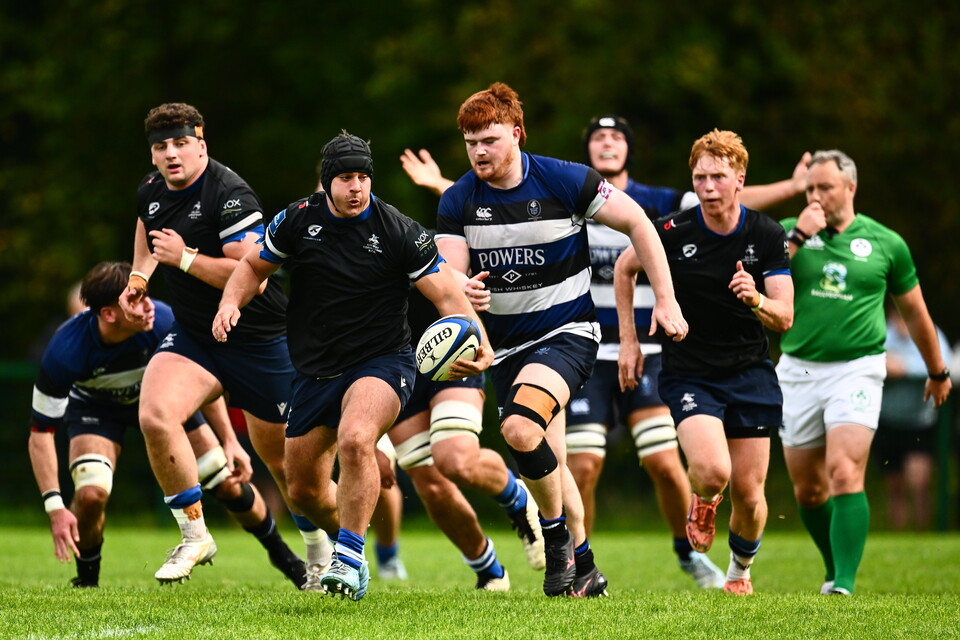 Galway Corinthians hooker Jack Boyan on the charge
